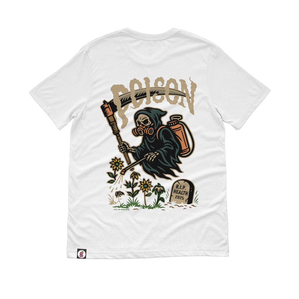 White Poison NTK Back Tee