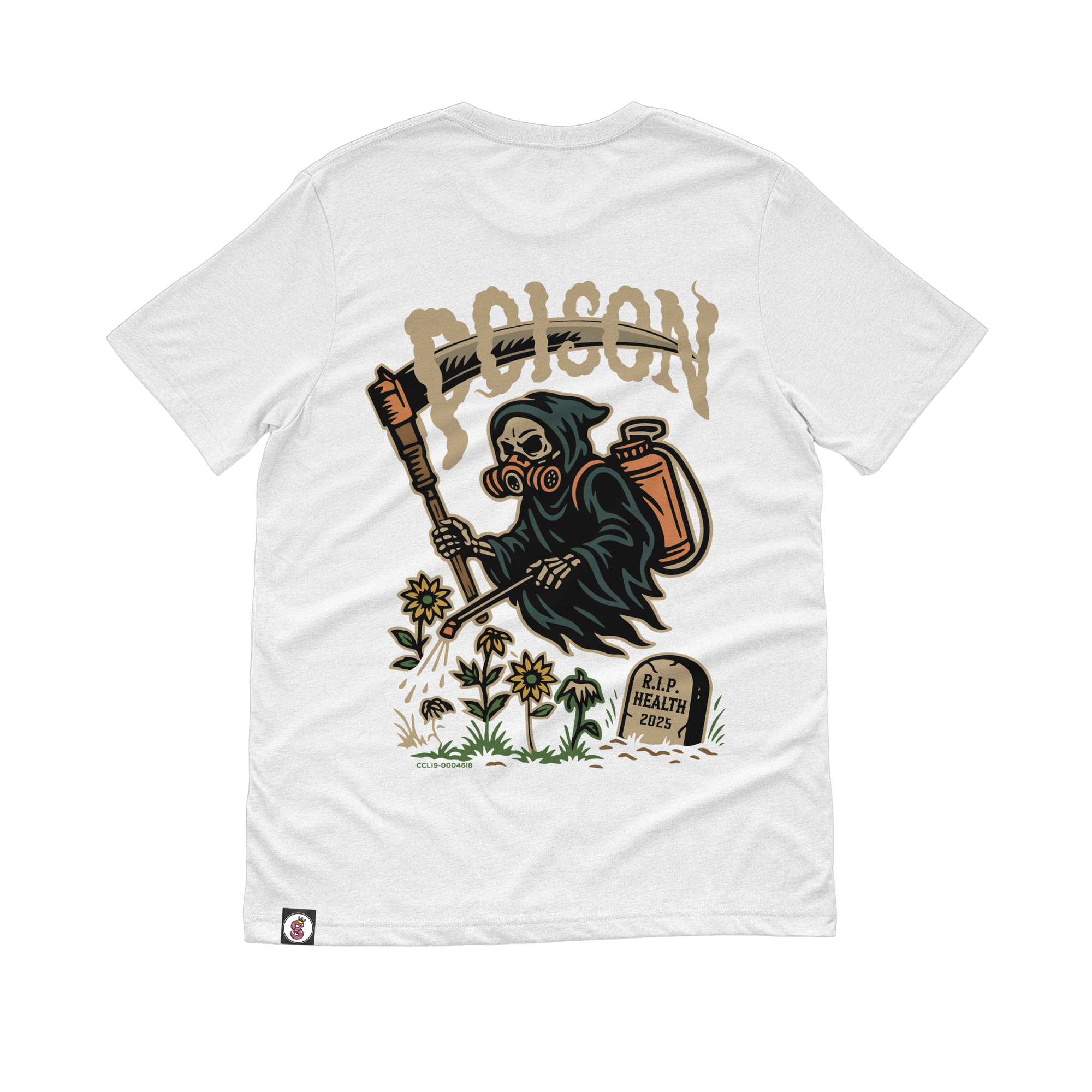 White Poison NTK Back Tee